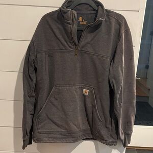 Carhartt Charcoal Half-Zip Sweatshirt